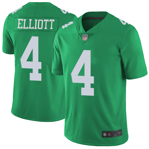 Men Philadelphia Eagles 4 Jake Elliott Limited Green Rush Vapor Untouchable NFL Jersey Football